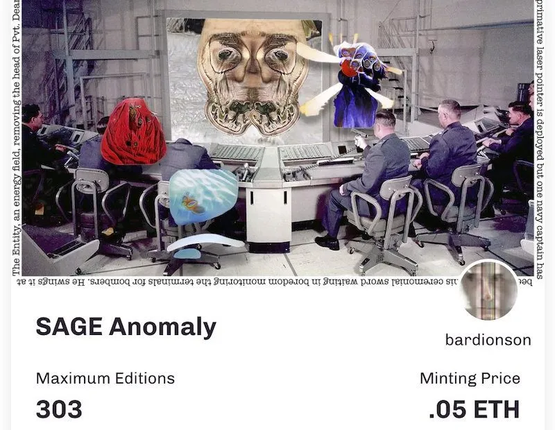 the sage anomaly nft drop