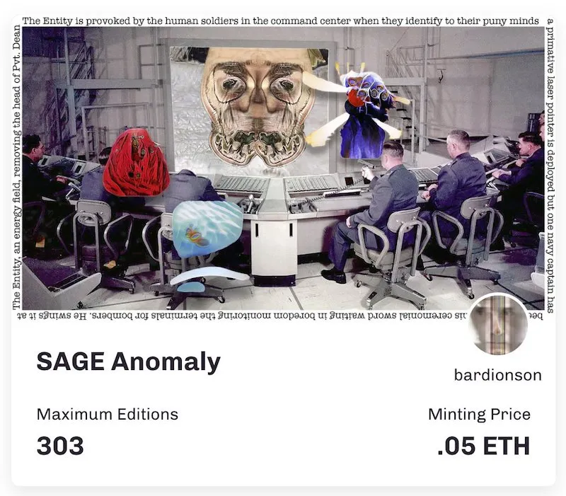 the sage anomaly nft drop